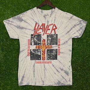 Slayer Seasons in the Abyss Rock Album Tie-dye T-shirt size Small